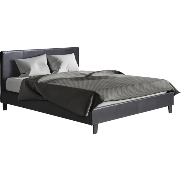 Cama "Lina" - 140 x 190 cm - Preto