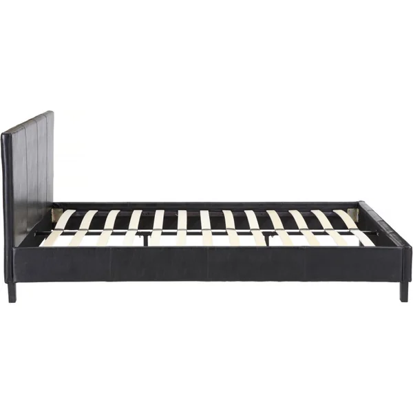 Cama "Lina" - 160 x 200 cm - Preto - Imagen 5
