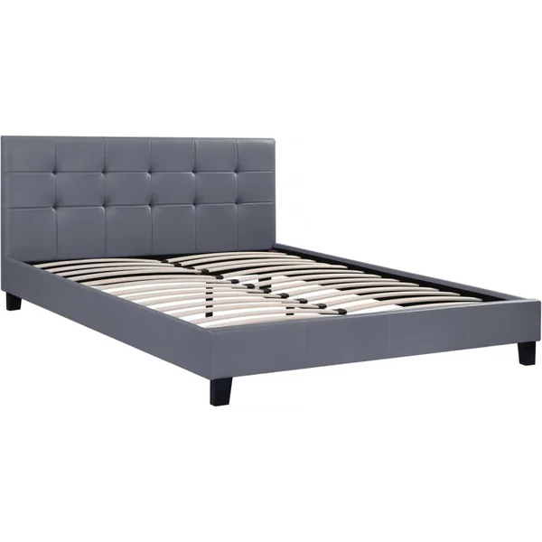 Cama"Julia" - 140 x 190 cm - Cinza