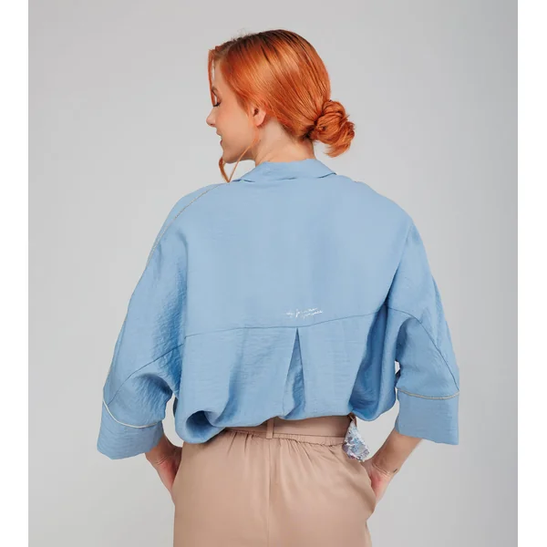 Camisa azul - Imagen 5
