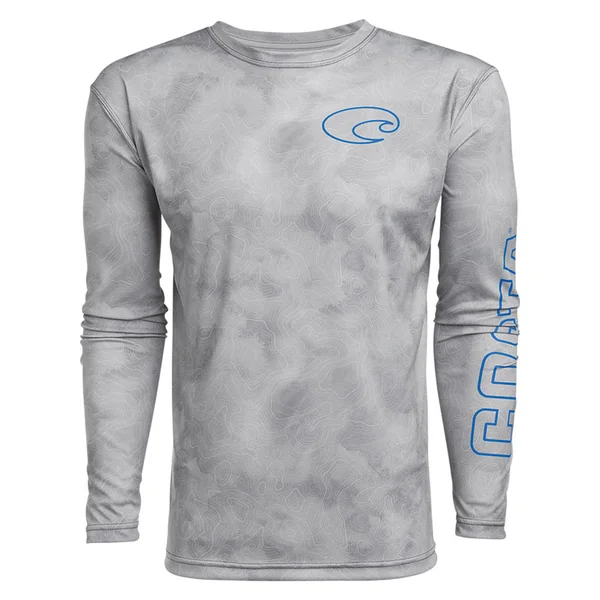 Camisa Costa Technical Topographic gris