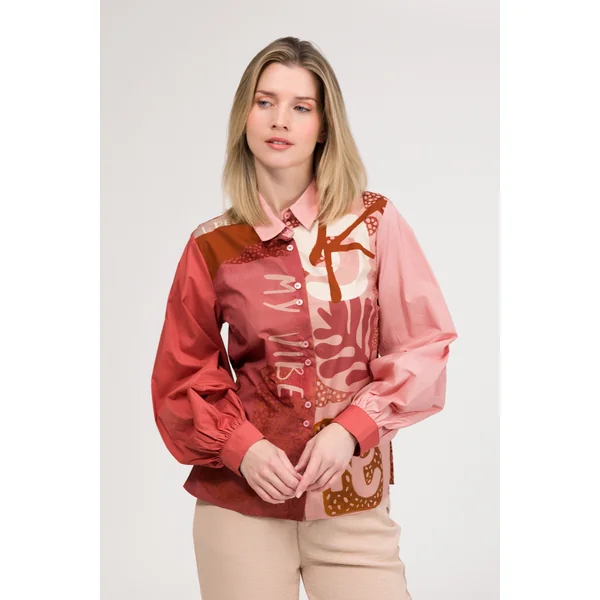 Camisa de manga larga estampada - Imagen 2