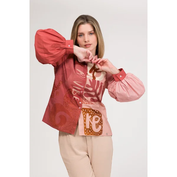 Camisa de manga larga estampada - Imagen 5