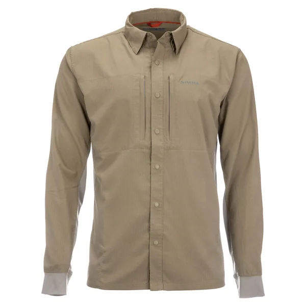 Camisa Simms BugStopper Intruder Bicomp Camisa tan