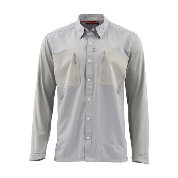 Camisa Simms TriComp Cool LS Shirt granito