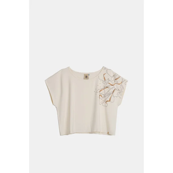 Camiseta beige Anekke