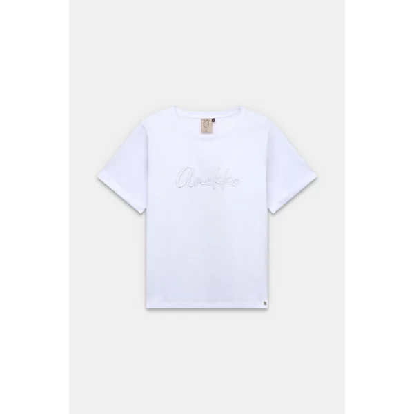 Camiseta blanca de manga corta