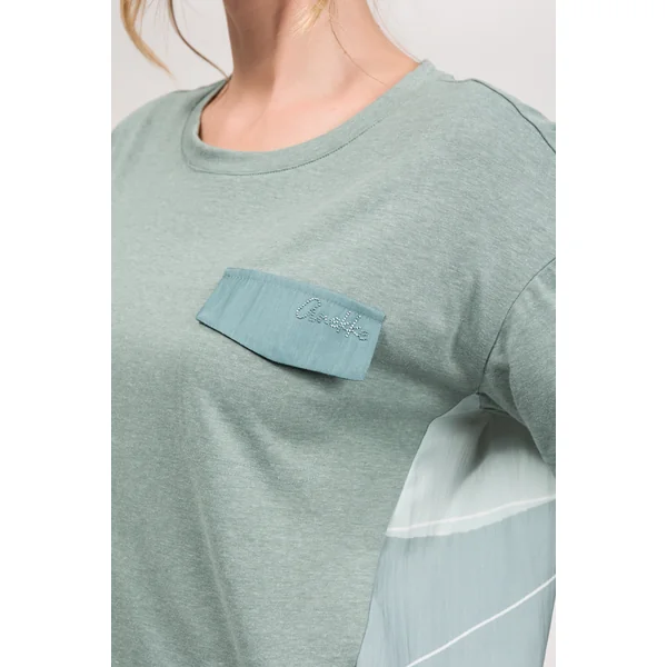 Camiseta de manga corta azul - Imagen 5