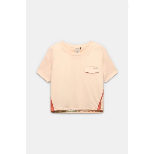 Camiseta de manga corta beige