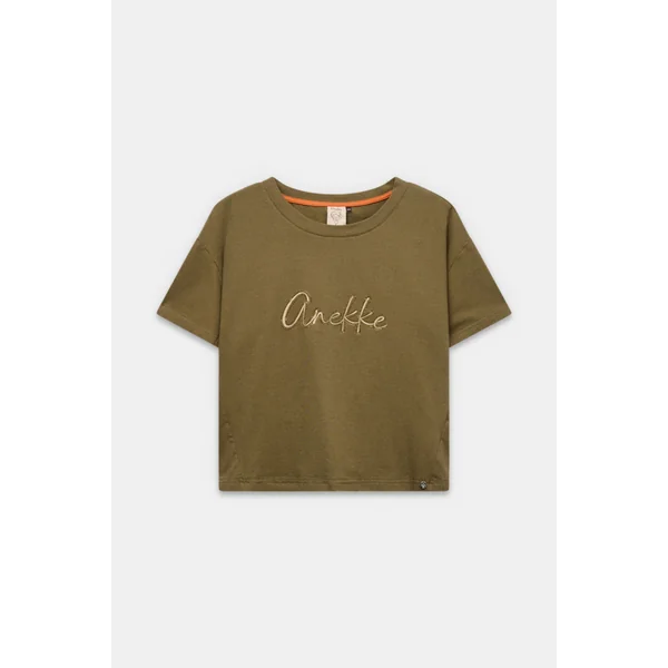 Camiseta de manga corta verde