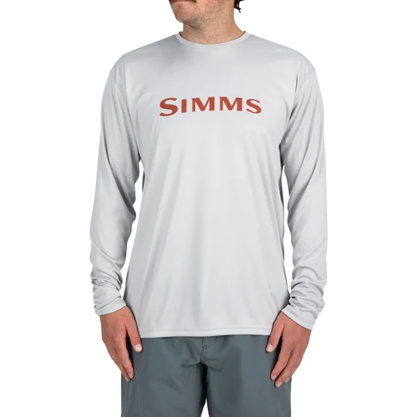Camiseta de manga larga Simms Tech Tee verde claro - Imagen 3