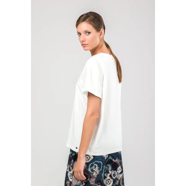 Camiseta manga corta blanca Studio - Imagen 3