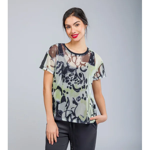 Camiseta manga corta estampada Towanda - Imagen 4