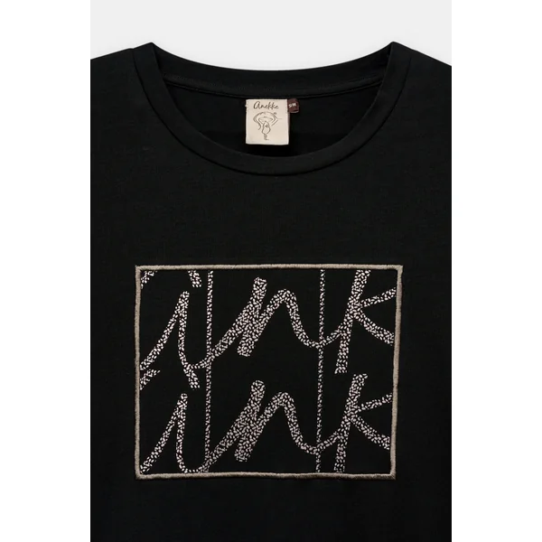 Camiseta negra de manga corta - Imagen 3