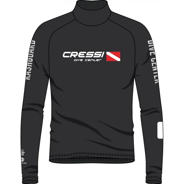 Camiseta Rash Guard Dive Center Manga Larga Hombre