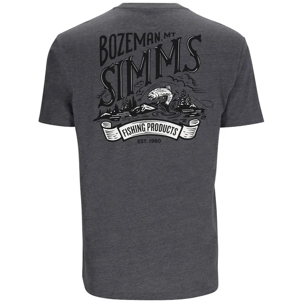 Camiseta Simms Bozeman Scene brezo titanio