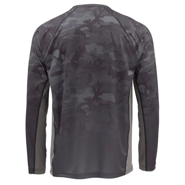 Camiseta Simms Challenger Solar Tech hex flo camo carbono - Imagen 2