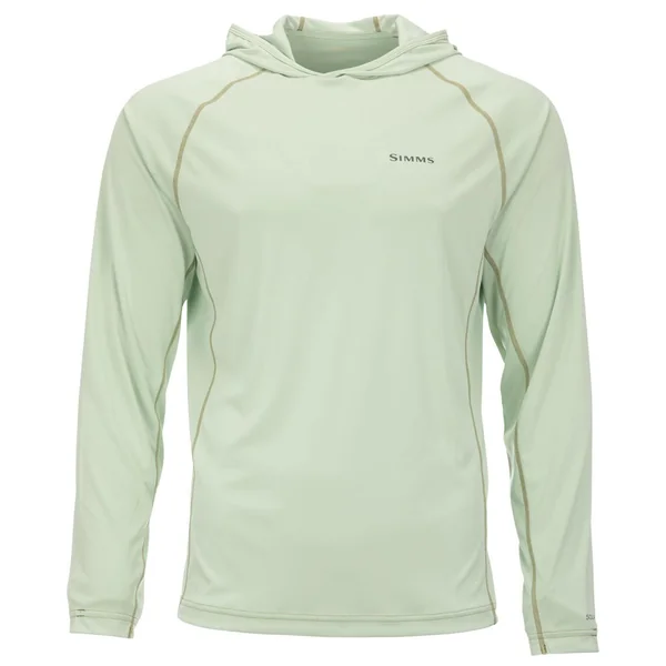 Camiseta Simms Solarflex Hoody manga larga verde claro