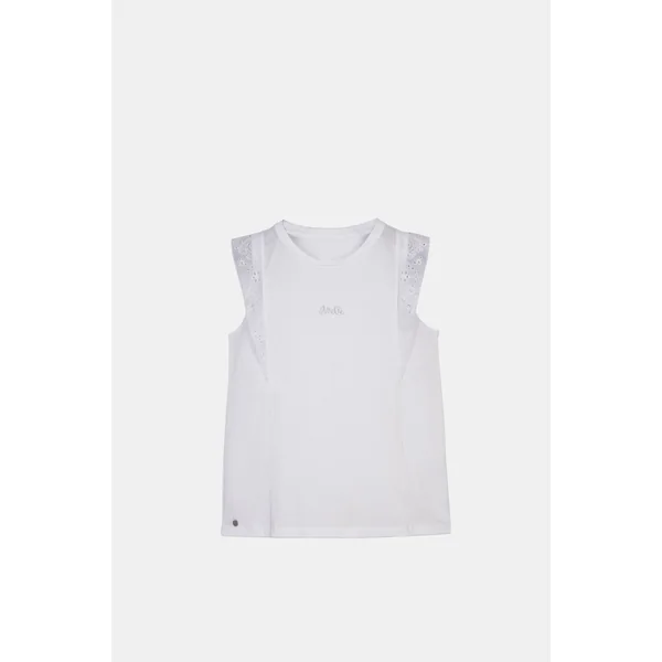 Camiseta sin mangas blanca Anekke