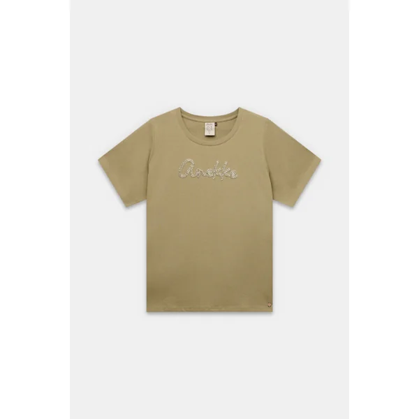 Camiseta verde con logo