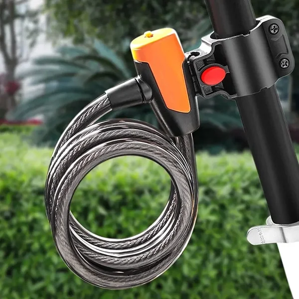 Candado de Cable para Bicicleta Antirrobo con Llave