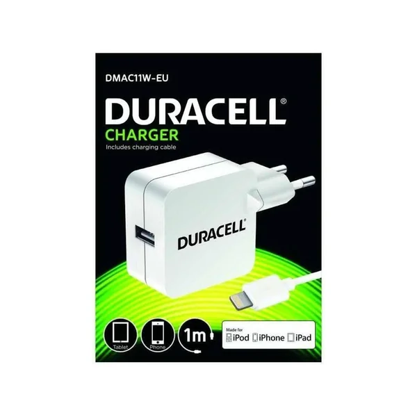 Cargador DURACELL 2.4A Lightning