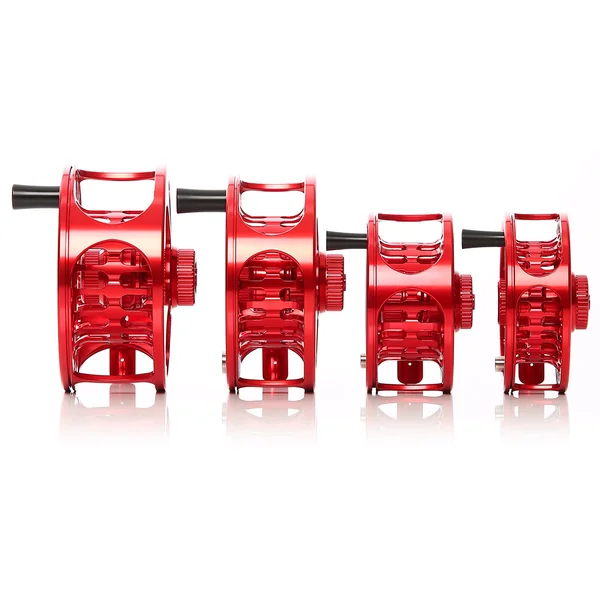 Carrete de mosca Einarsson Plus rojo - Imagen 7