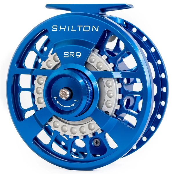 Carrete de mosca Shilton SR Series azul