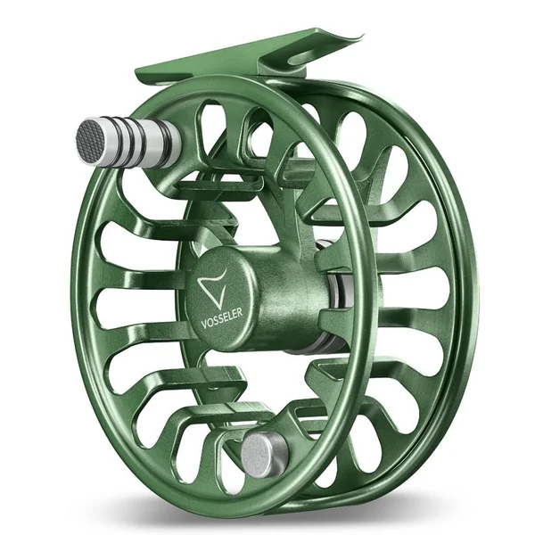 Carrete de mosca Vosseler Air One verde
