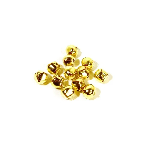 Cascabeles metálicos dorados