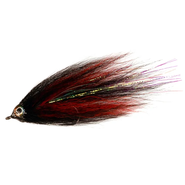 Catchy Flies Streamer - Pikebuck negro y rojo
