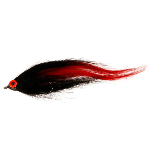 Catchy Flies Streamer - Piker negro y rojo
