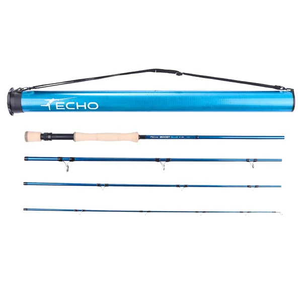 Caña de mosca Echo Boost Blue Saltwater para una mano