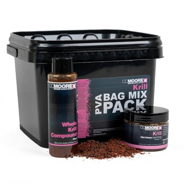 CCMOORE KRILL PVA BAG MIX PACK - Arapaima Fishing