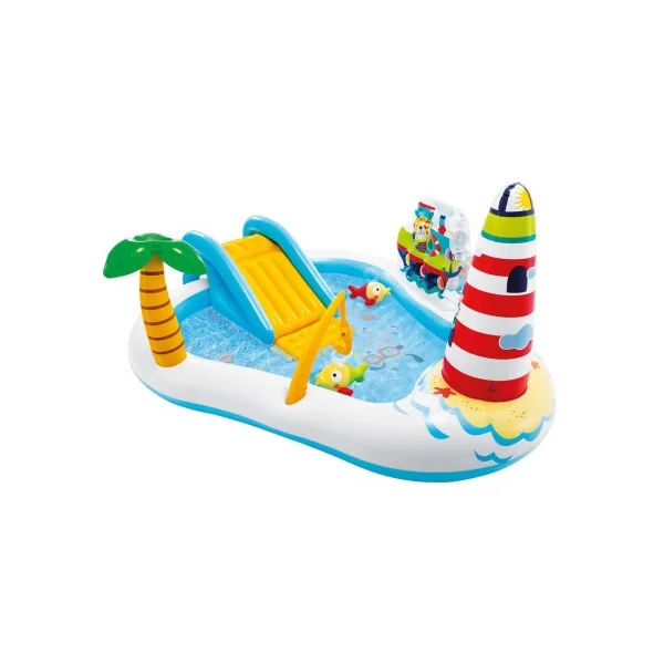 Centro de juegos hinchable intex pesca
