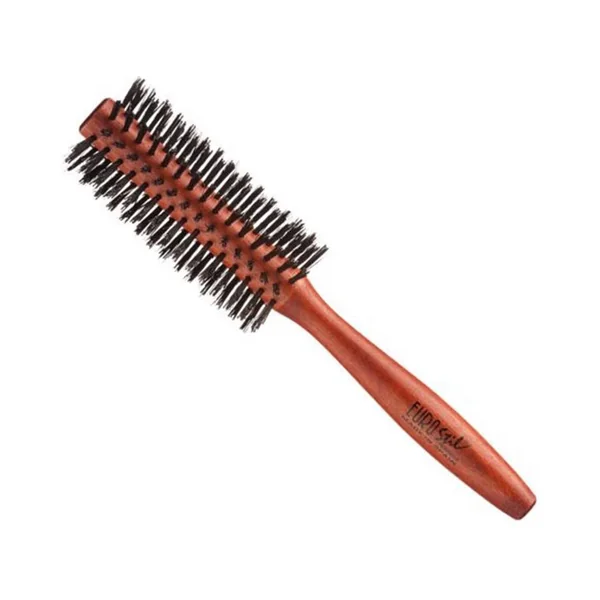 Cepillo para el Pelo EUROSTIL Circular Madera Cerda 18Cm 1Un