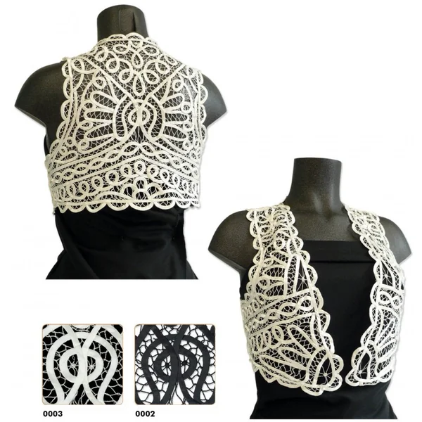 Chaleco de Raso Dalila - Diseño Calado con Encaje Tradicional