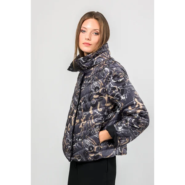 Chaqueta reversible gris