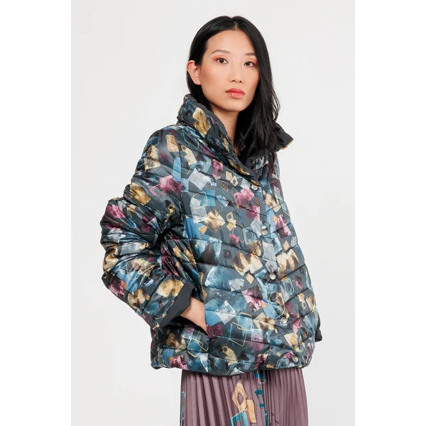 Chaqueta reversible verde