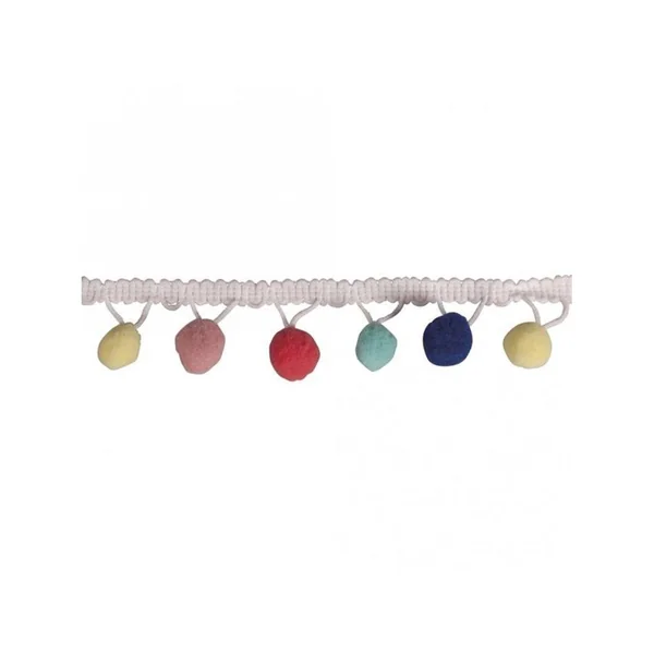 Cinta de pompon pastel 2 m