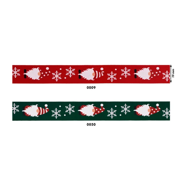 Cinta de Raso Navideña Papa Noel - 1,9cm