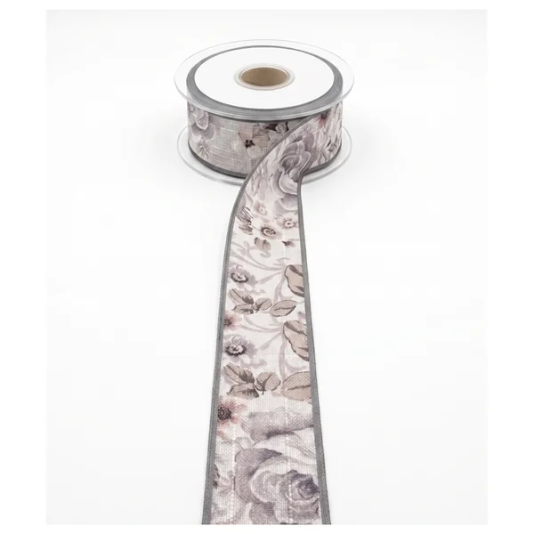 Cinta Floral Efecto Lino CTA-36-3