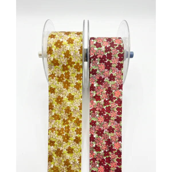 Cinta Tafetán Floral 5 cm