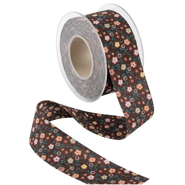 Cinta Tafetán Floral 5 cm
