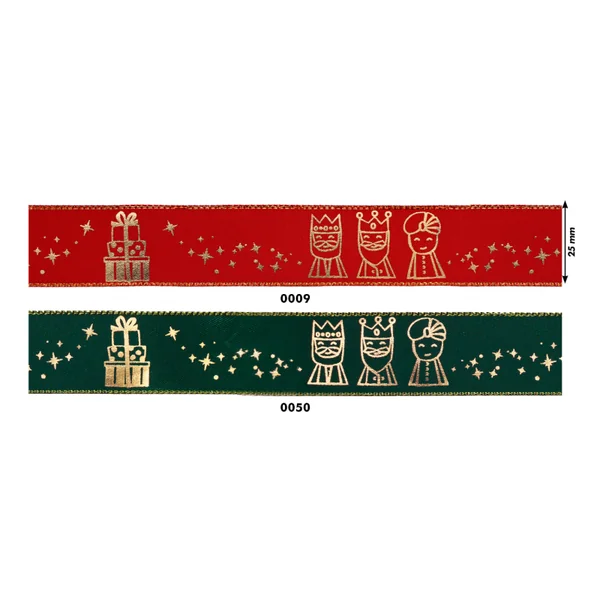 Cintas de grosgrain navideñas
