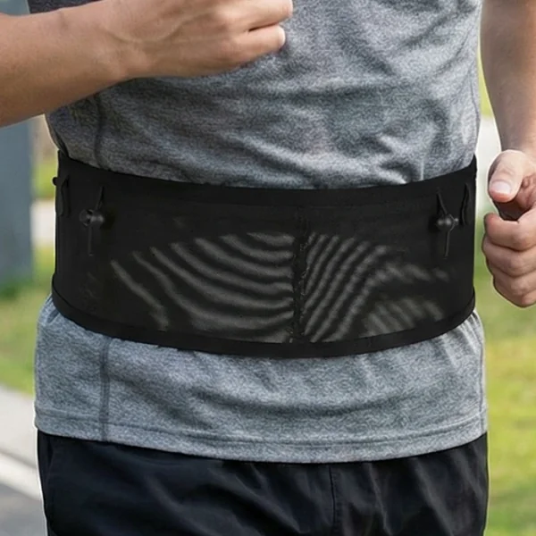 Cinturón elástico de malla para correr