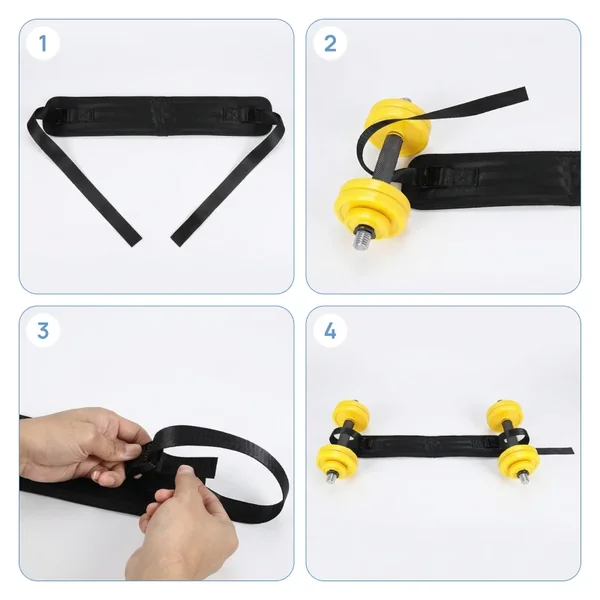 Cinturón para hip thrust con mancuernas - Imagen 4