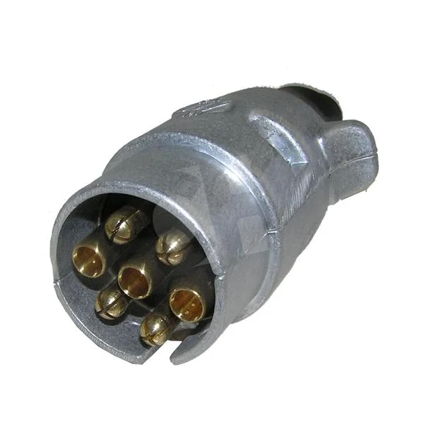 CLAVIJA 12V 7 POLOS ALUMINIO - Imagen 2