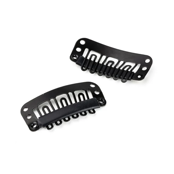 Clip Mini-Peineta para Tocados y Extensiones - Negro 2.2 cm