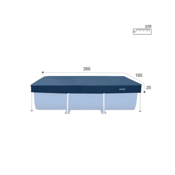 Cobertor para piscina rectangular de 260x160 cm - Imagen 4